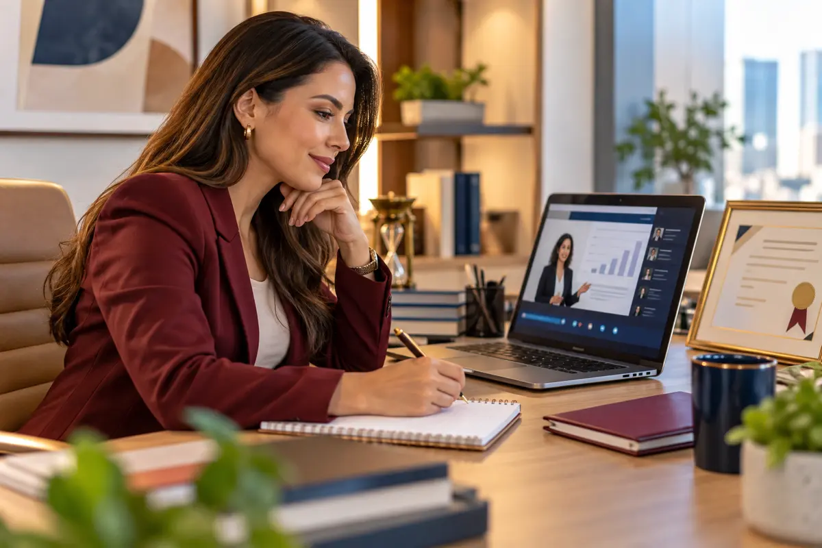 Contadora participa de curso on-line de atualização profissional