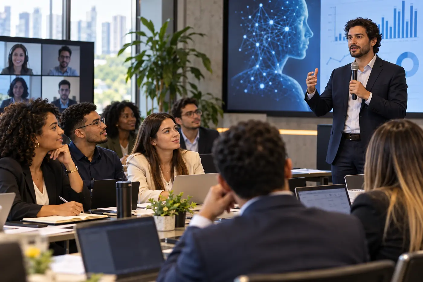Jovens profissionais de contabilidade participam de fórum sobre inteligência artificial